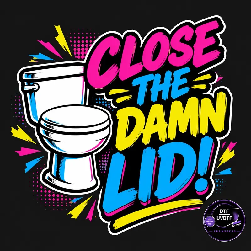 Close the Damn Lid bathroom transfer