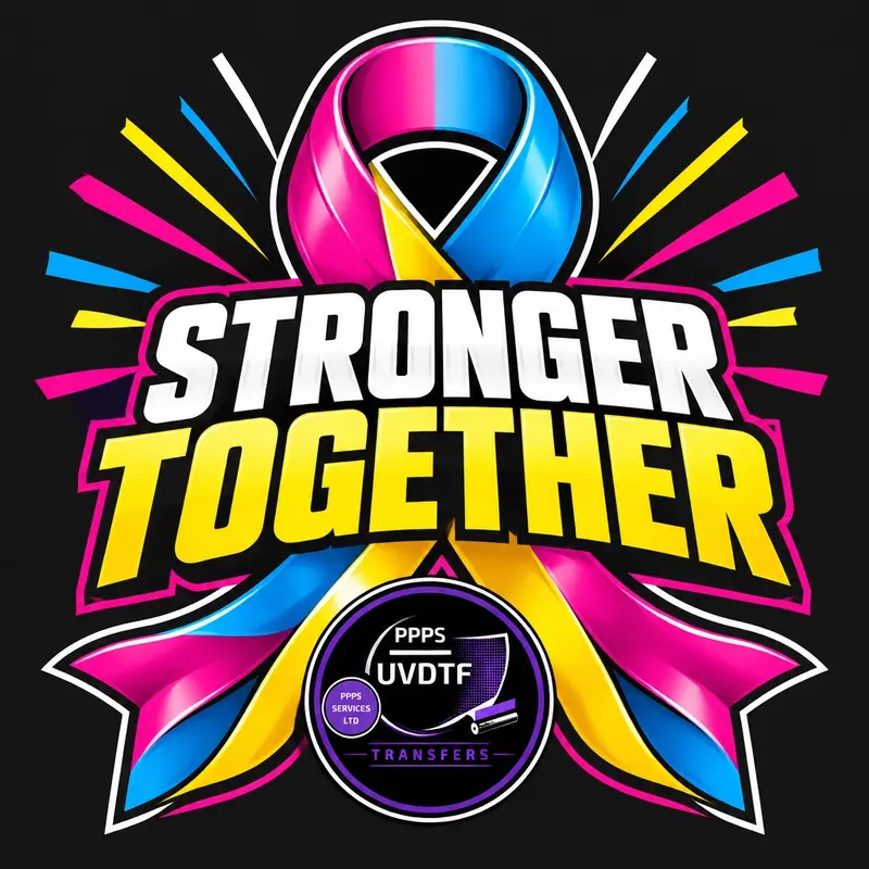 Stronger Together cancer awareness transfer